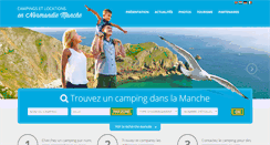 Desktop Screenshot of camping-manche.com