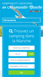 Mobile Screenshot of camping-manche.com